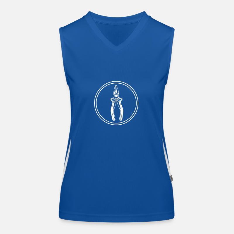 Tang Symbool Tool Functionele contrasterende tanktop voor vrouwen