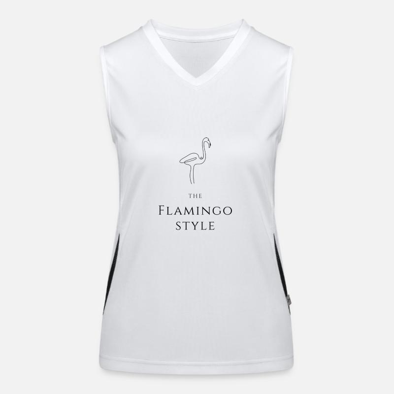 Flamingostyle Funktionelles Kontrast-Tank Top für Frauen