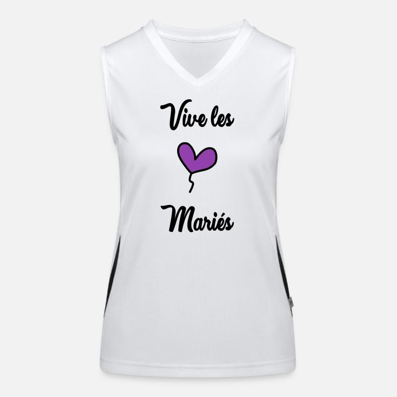 VIVE LES MARIES Débardeur respirant contrasté Femme