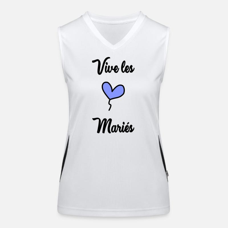 VIVE LES MARIES Débardeur respirant contrasté Femme