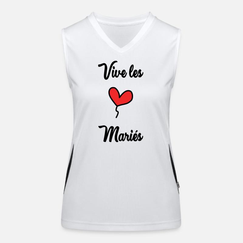 VIVE LES MARIES Débardeur respirant contrasté Femme