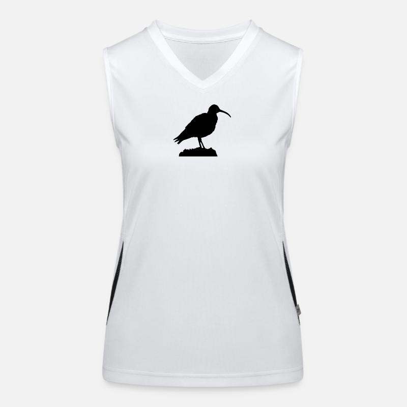 Brachvogel Funktionelles Kontrast-Tank Top für Frauen