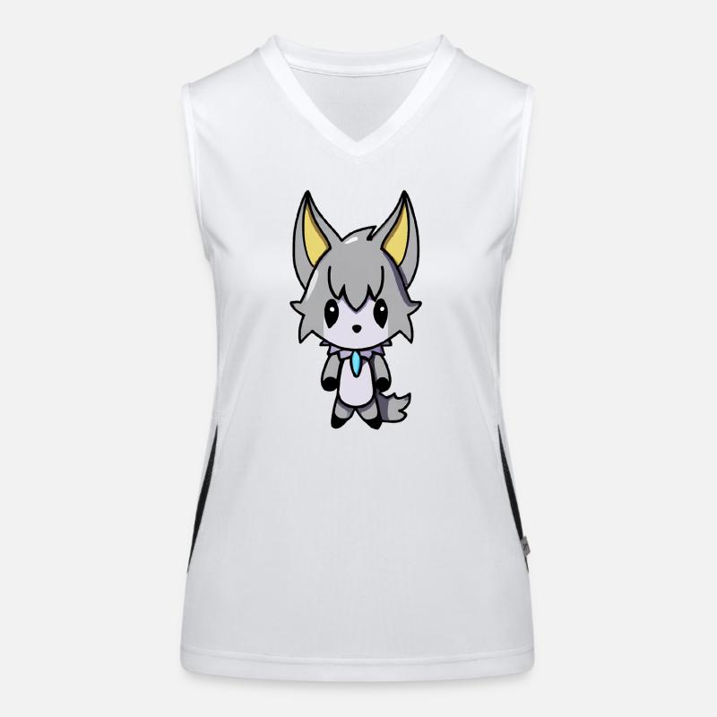 Kawaii Anime Vampir Wolf Funktionelles Kontrast-Tank Top für Frauen