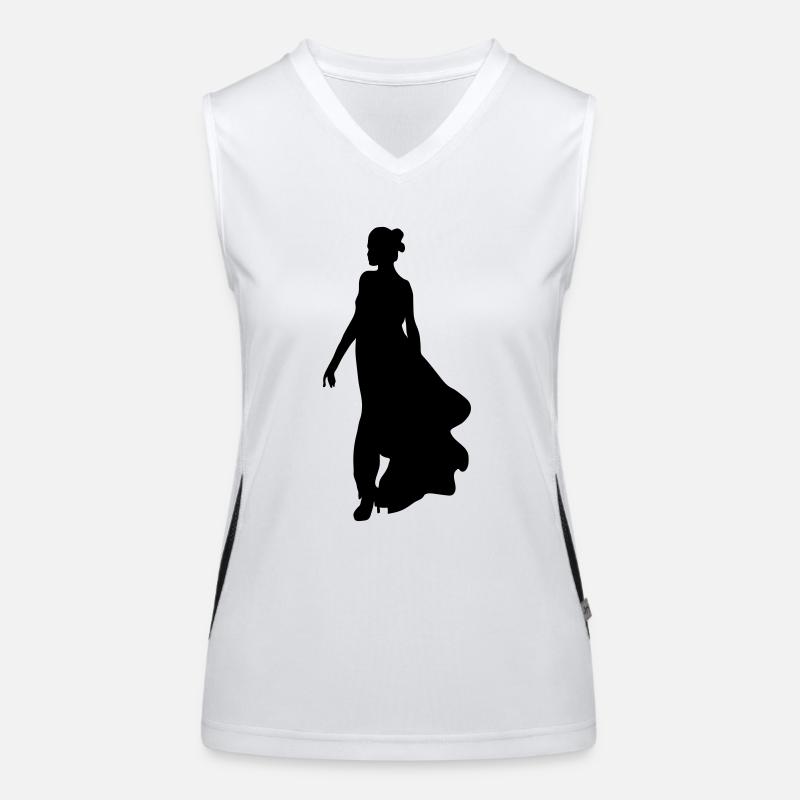 Silhouette silhouette silhouette Débardeur respirant contrasté Femme