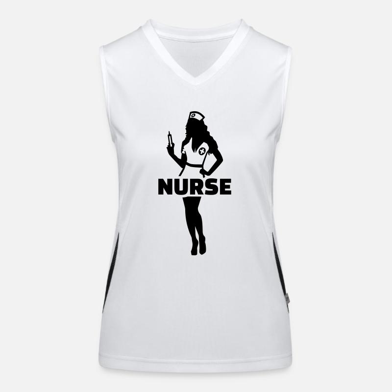 Nurse Women's Functional Contrast Tank Top