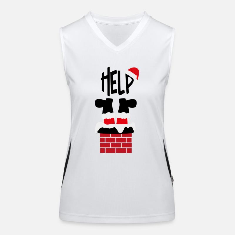 Père Noël - HELP Débardeur respirant contrasté Femme