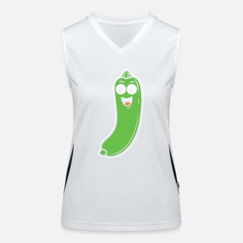 courgette Débardeur respirant contrasté Femme