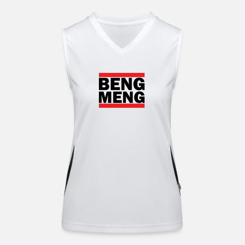 BENG MENG Funktionelles Kontrast-Tank Top für Frauen