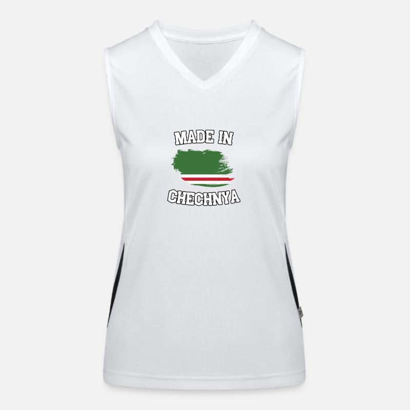 Made in Chechnya Funktionelles Kontrast-Tank Top für Frauen