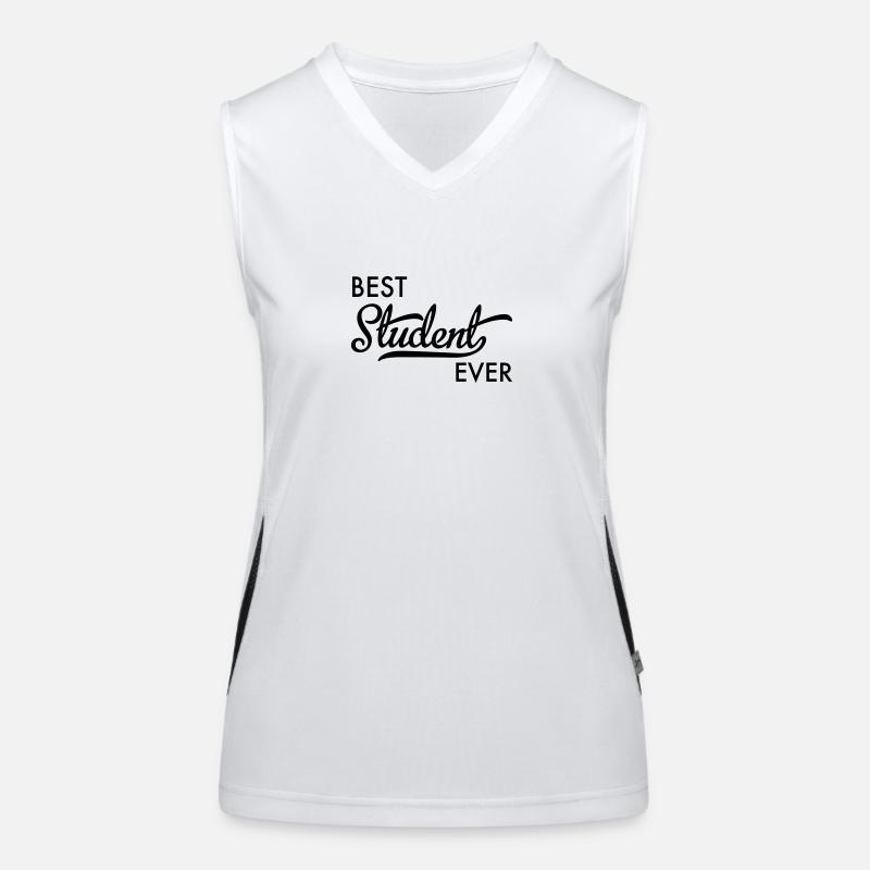 college student Women's Functional Contrast Tank Top