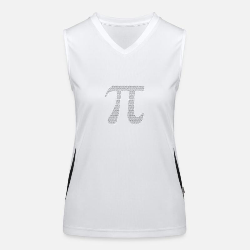 Pi Funktionelles Kontrast-Tank Top für Frauen
