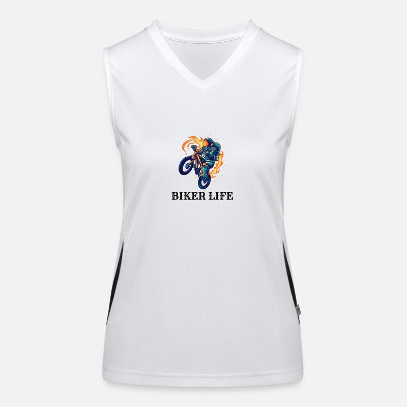 Cosmic Biker Women's Functional Contrast Tank Top