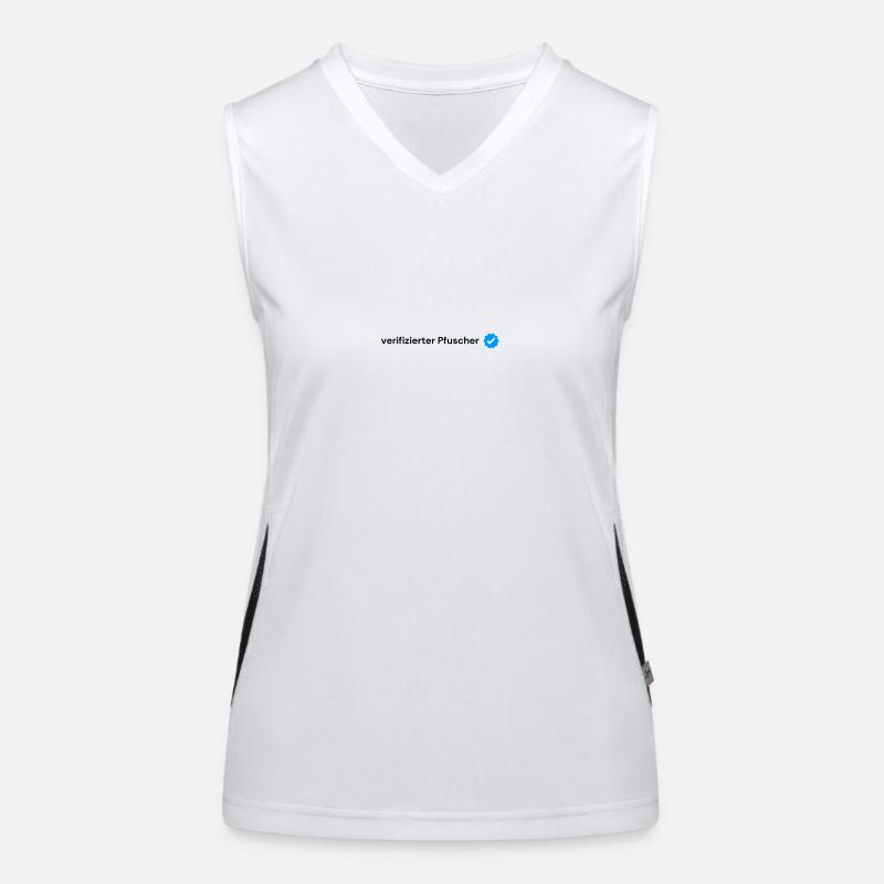 verifizierter Pfuscher Funktionelles Kontrast-Tank Top für Frauen