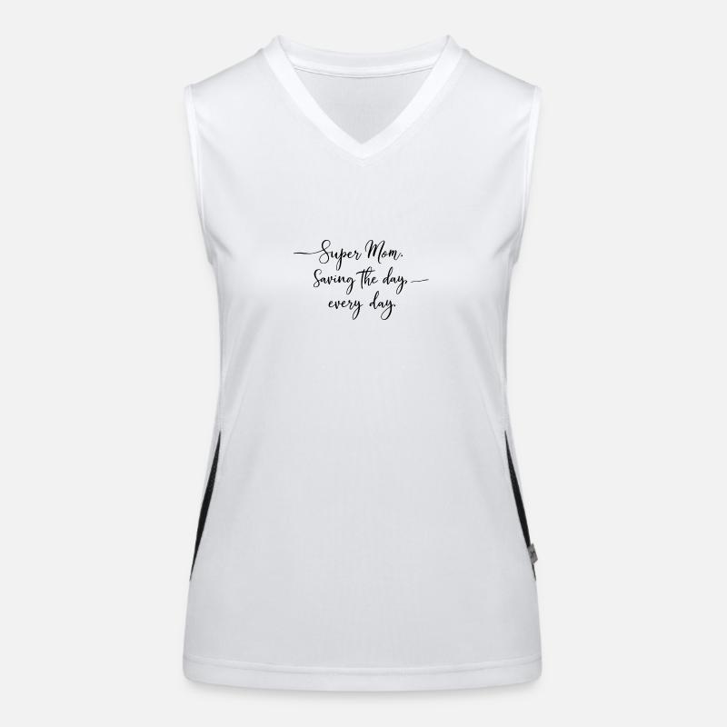 Muttertag Funktionelles Kontrast-Tank Top für Frauen