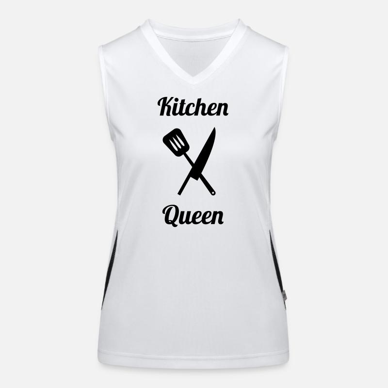 Kitchen Queen Funktionelles Kontrast-Tank Top für Frauen