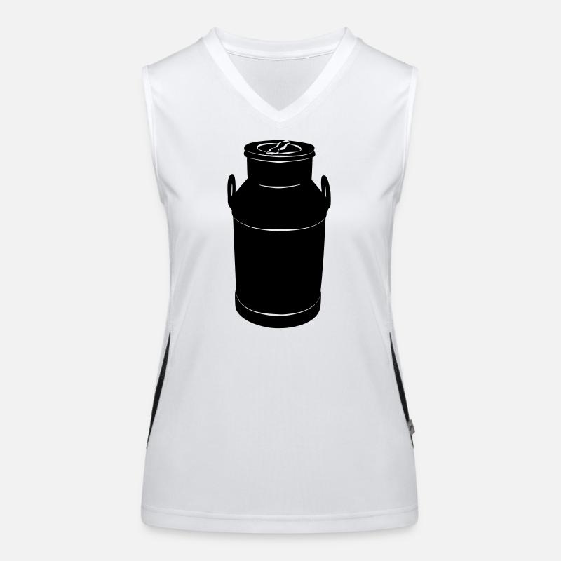 Boîte de lait Débardeur respirant contrasté Femme