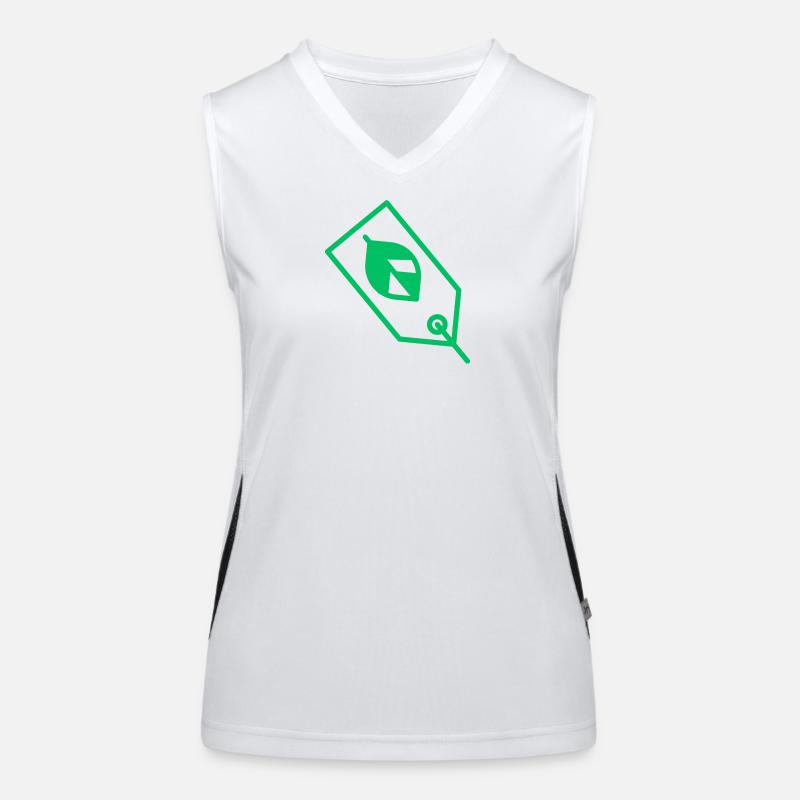 weareco label Débardeur respirant contrasté Femme
