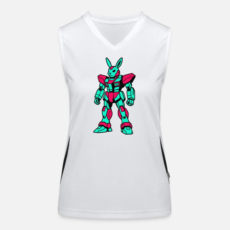 Mecha Rabbit Women's Functional Contrast Tank Top