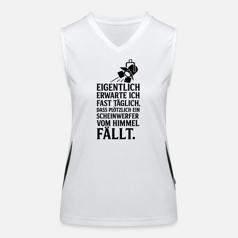 scheinwerfer vom himmel  Funktionelles Kontrast-Tank Top für Frauen
