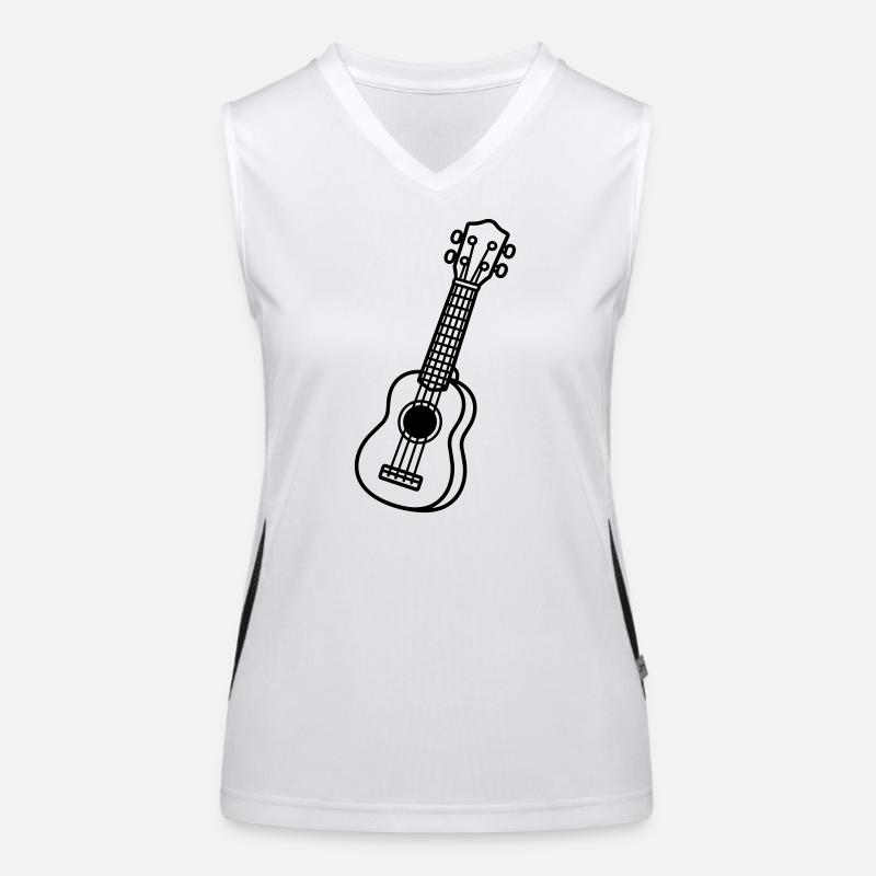 Ukulélé Débardeur respirant contrasté Femme