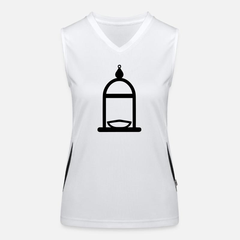 Laterne Funktionelles Kontrast-Tank Top für Frauen