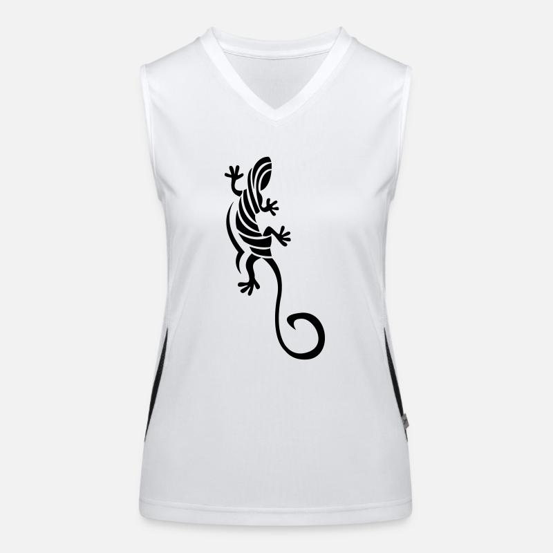 gecko Funktionelles Kontrast-Tank Top für Frauen