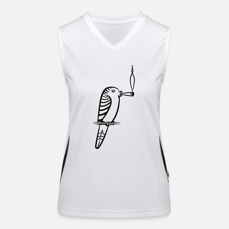 wellensittich joint kiffen Women's Functional Contrast Tank Top