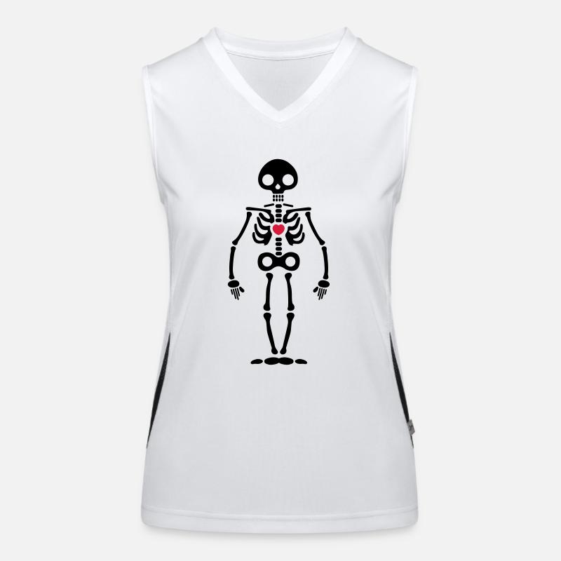 skeleton Women's Functional Contrast Tank Top