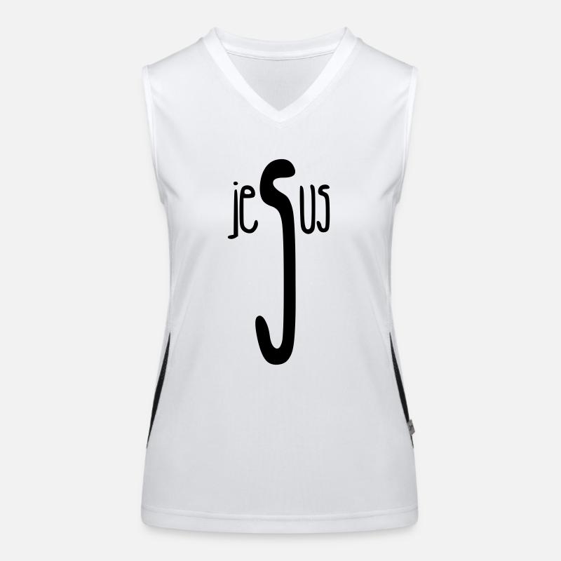 Jesus / Christianity / Catholic Women's Functional Contrast Tank Top