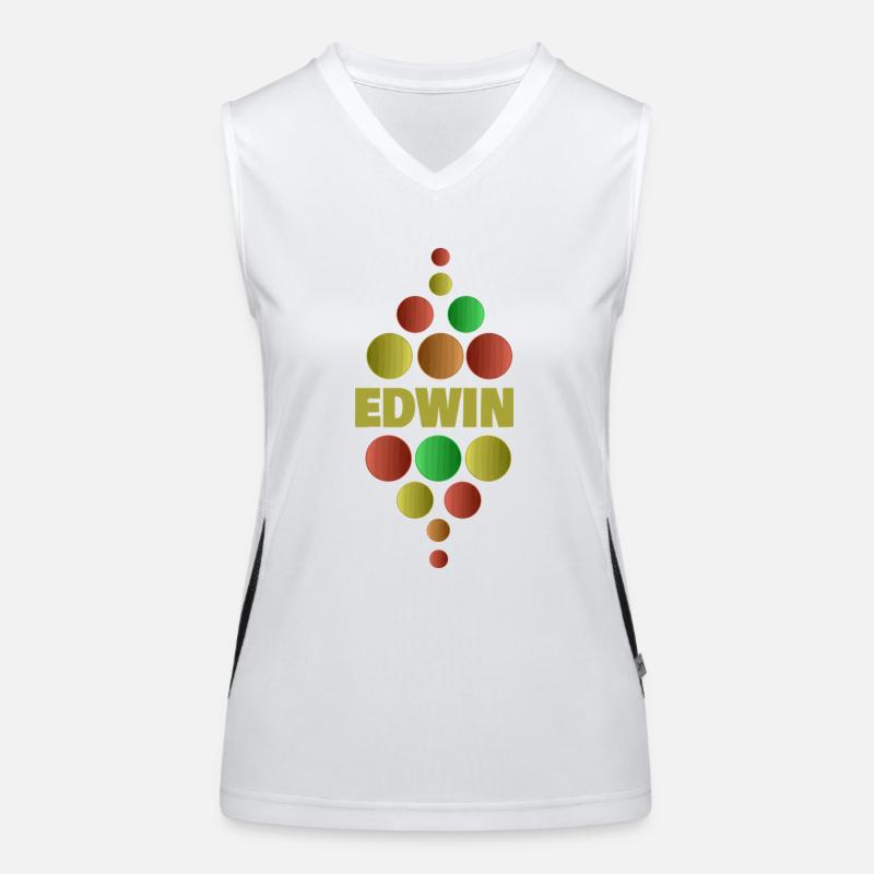 First grader Edwin Women's Functional Contrast Tank Top