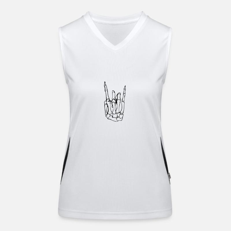 Skeleton Women's Functional Contrast Tank Top