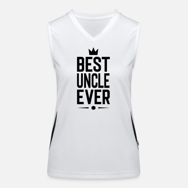 Best Uncle Ever Women's Functional Contrast Tank Top