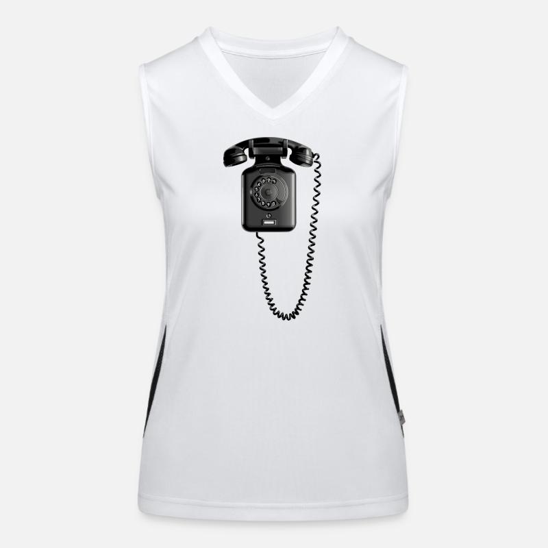 Mobile no thanks Women's Functional Contrast Tank Top