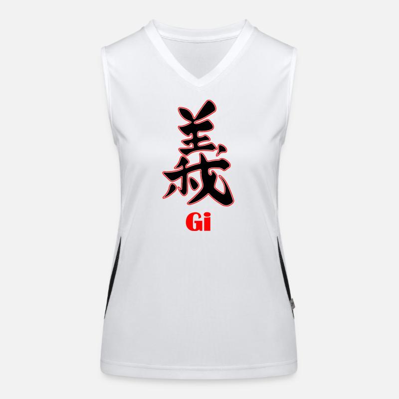 Bushido Gi – Honneur et Justice Débardeur respirant contrasté Femme