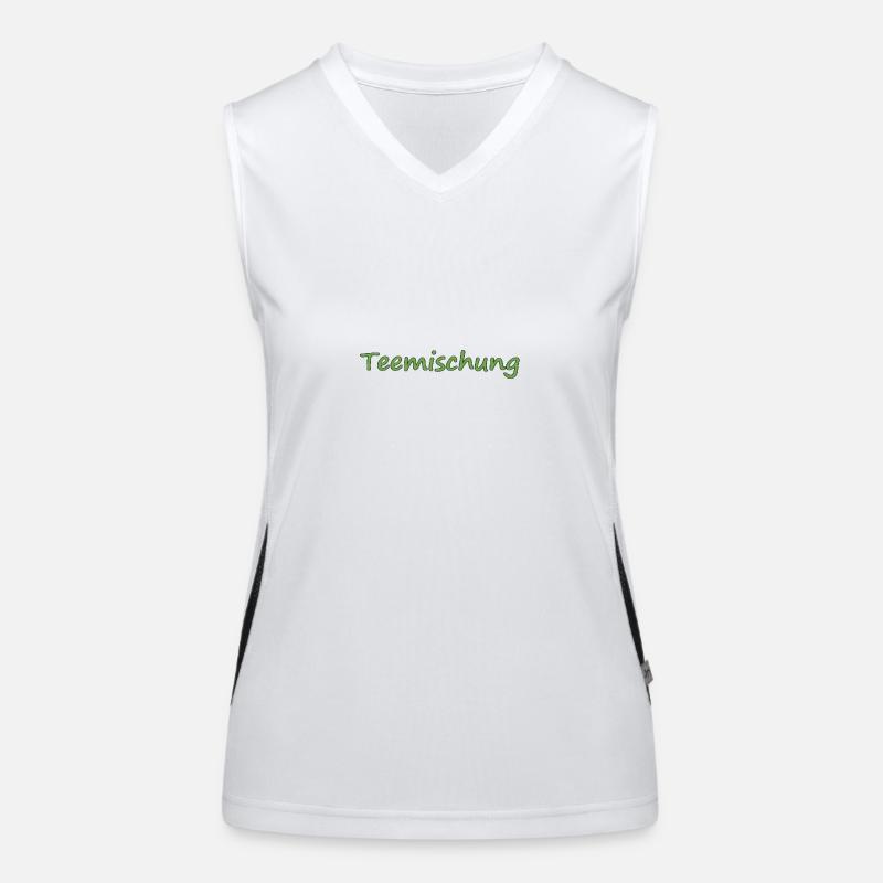 Teemischung Funktionelles Kontrast-Tank Top für Frauen