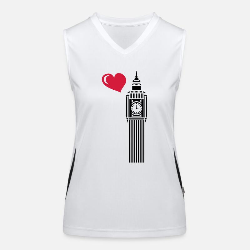big ben love Women's Functional Contrast Tank Top