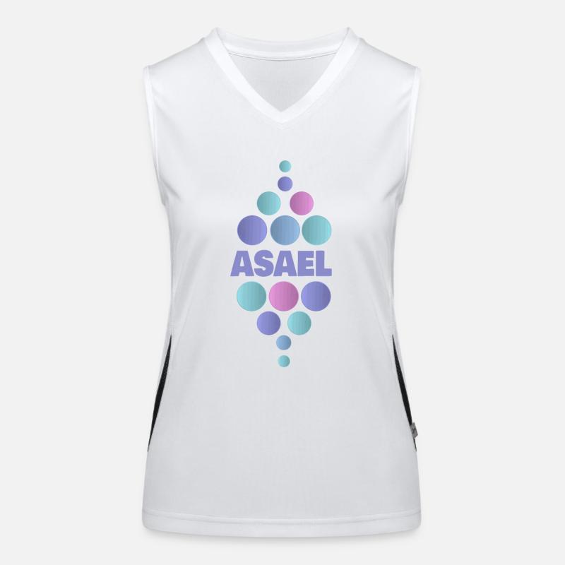 First name Asael Women's Functional Contrast Tank Top