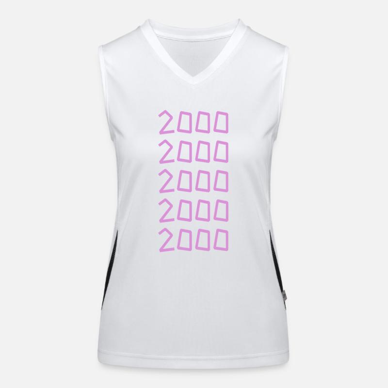 2000 Débardeur respirant contrasté Femme