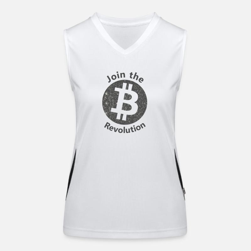 The Bitcoin History Women's Functional Contrast Tank Top