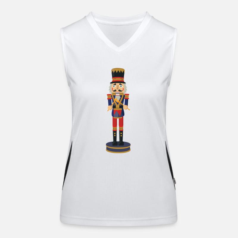 Nussknacker Funktionelles Kontrast-Tank Top für Frauen