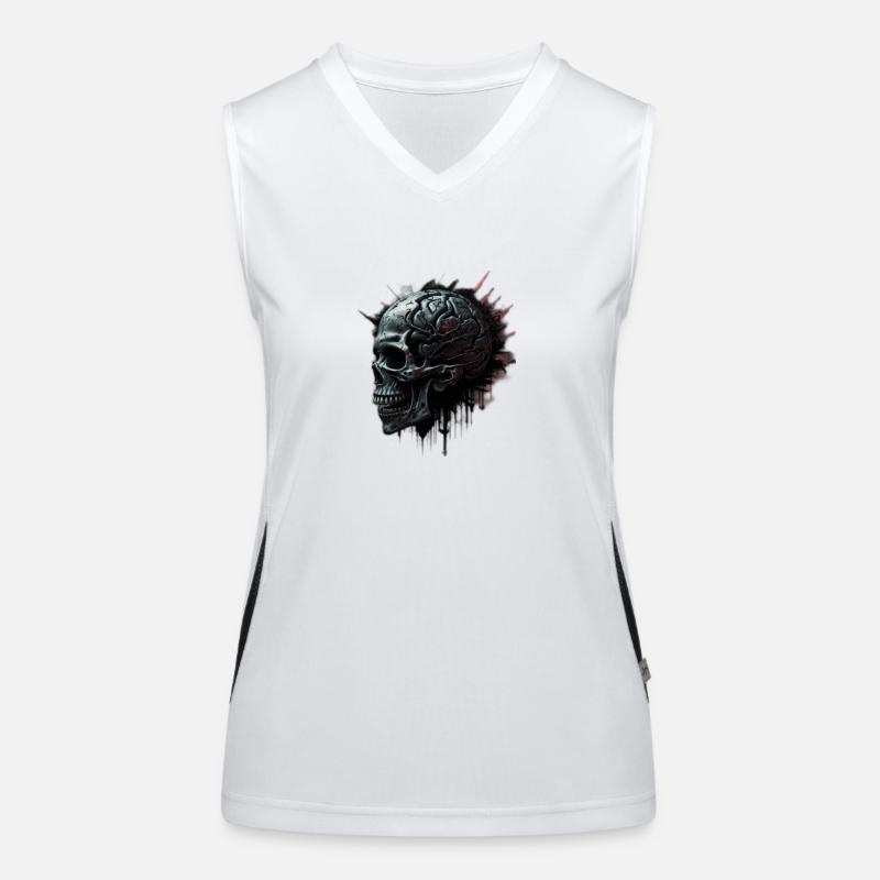 Skull Women's Functional Contrast Tank Top