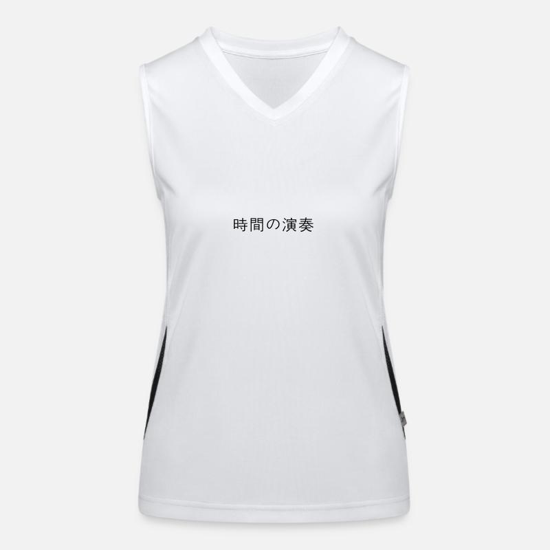 Japanisch Funktionelles Kontrast-Tank Top für Frauen