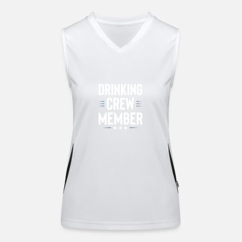 Drinking Crew Women's Functional Contrast Tank Top