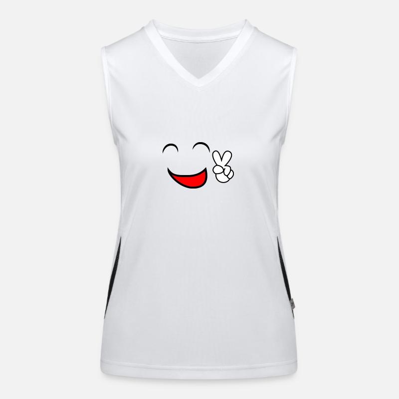 Comic Style Débardeur respirant contrasté Femme