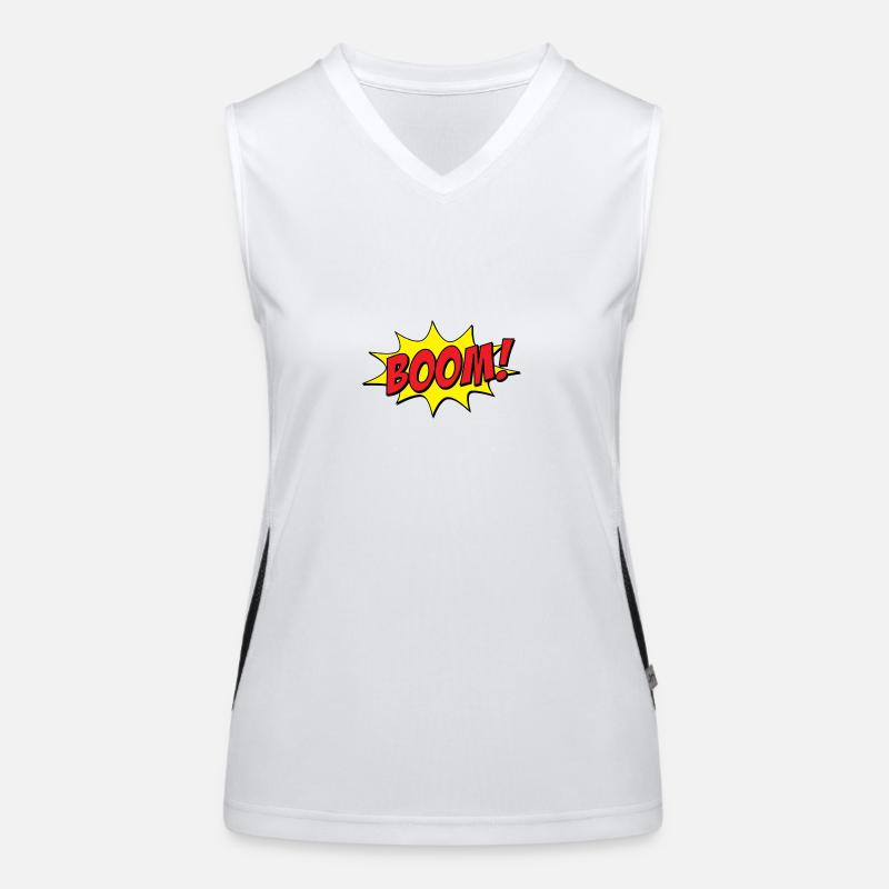 Comic Cartoon Boom FX - Perfekte Geschenkidee Funktionelles Kontrast-Tank Top für Frauen