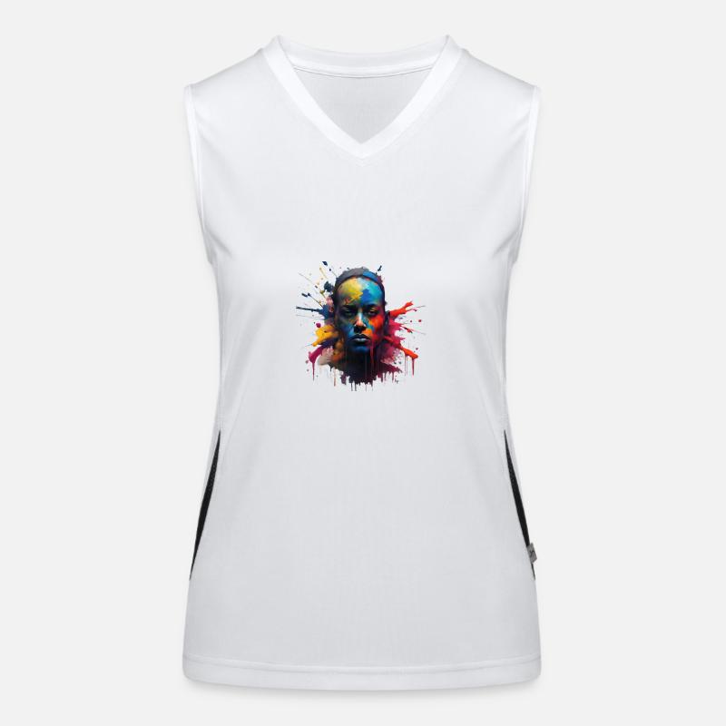 Man Women's Functional Contrast Tank Top