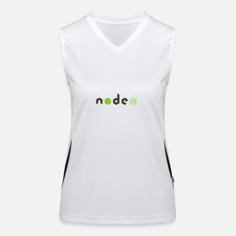 Node JS Women's Functional Contrast Tank Top