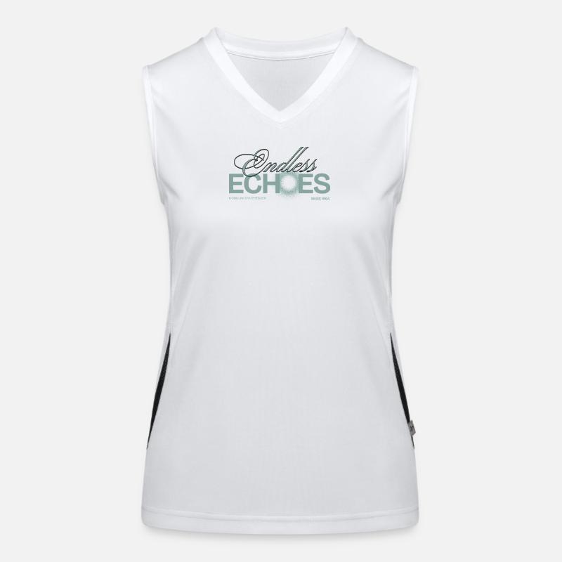 Synthesizer Modular Addicted Endless Echoes Funktionelles Kontrast-Tank Top für Frauen