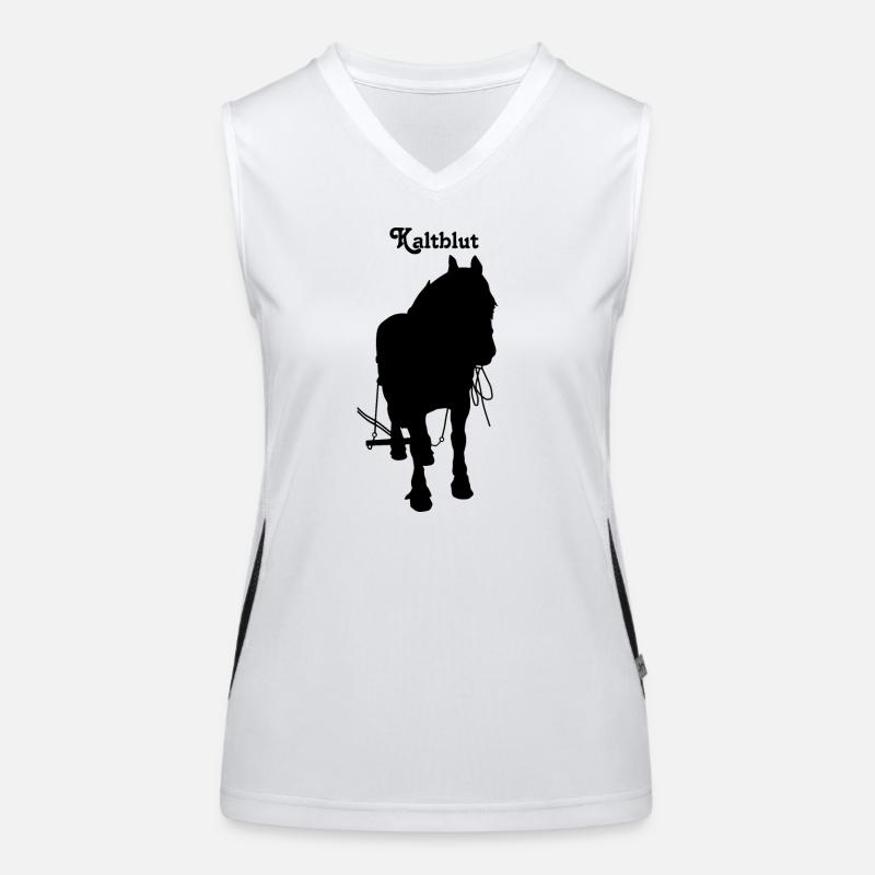 kaltblutboulonnaiseruni Funktionelles Kontrast-Tank Top für Frauen