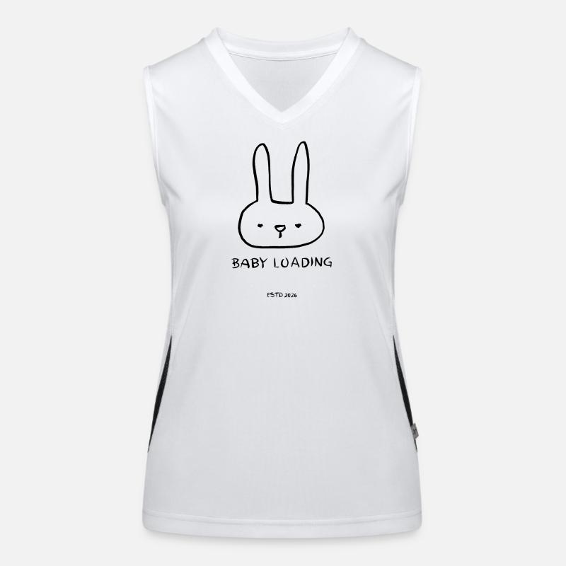 Baby Loading 2026 Funktionelles Kontrast-Tank Top für Frauen